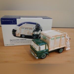 🚛 Dept. 56 Snow Village – Service Vehicle Garbage Truck (Model #56.54959) 🚛